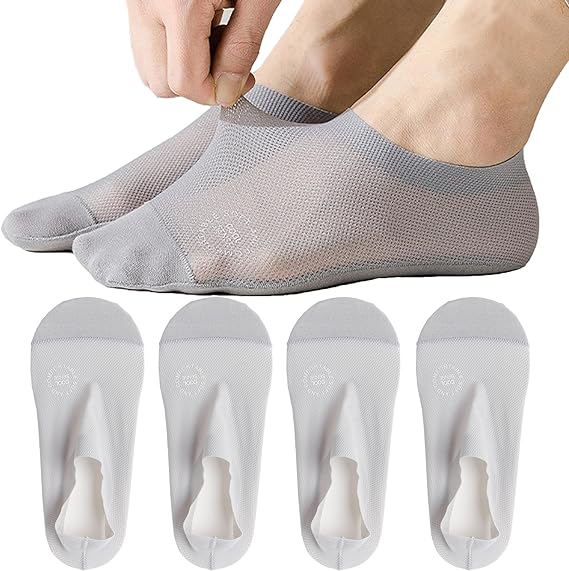 🔥Ultradünne rutschfeste Socken kombiniert mit Baumwollsocken ohne sichtbar zu sein
