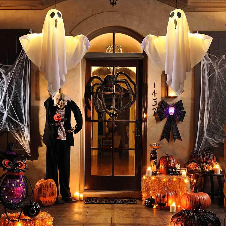 👻Leuchtende Geister-Kronleuchter für Halloween🎃