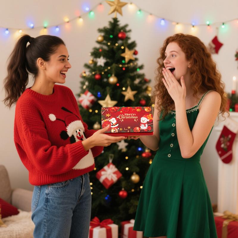 🎄 Weihnachtsgeldumschlag mit Geldklammer