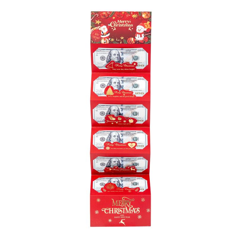 🎄 Weihnachtsgeldumschlag mit Geldklammer