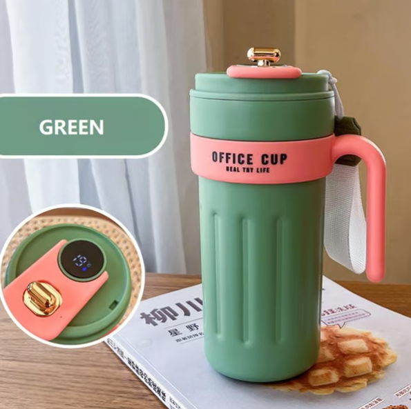 Kaffeethermoskanne mit Temperaturanzeige
