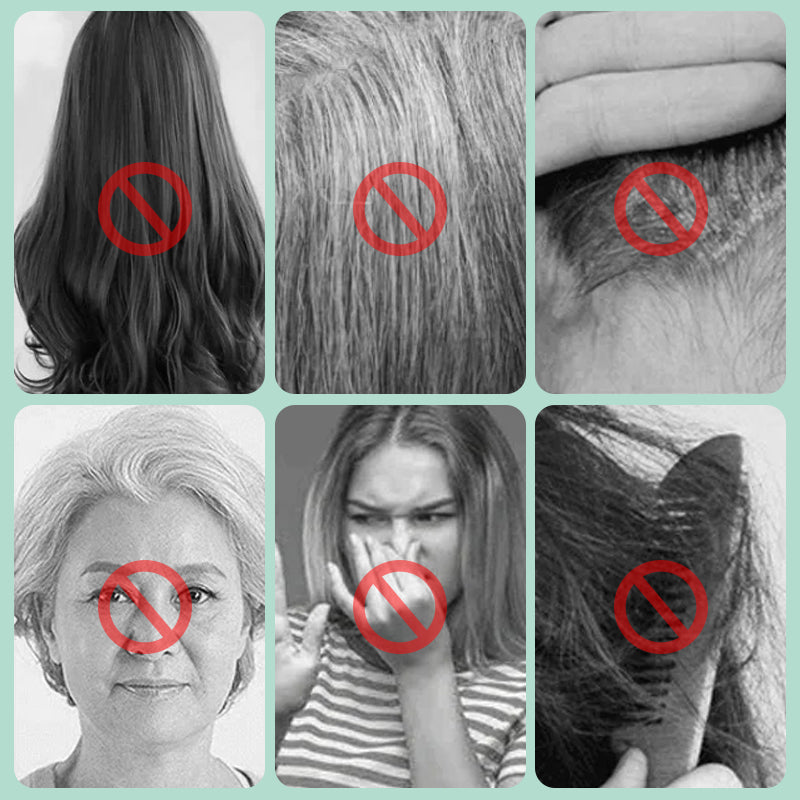10PCS Pflanze Blase Haarfärbemittel Shampoo!