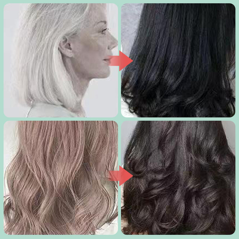 10PCS Pflanze Blase Haarfärbemittel Shampoo!