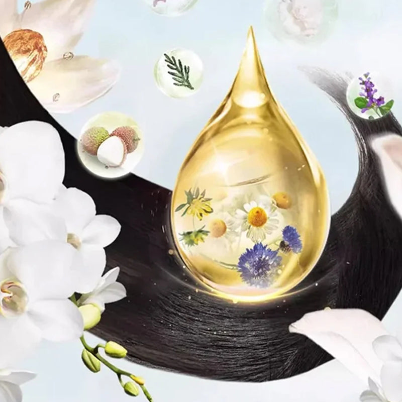 10PCS Pflanze Blase Haarfärbemittel Shampoo!