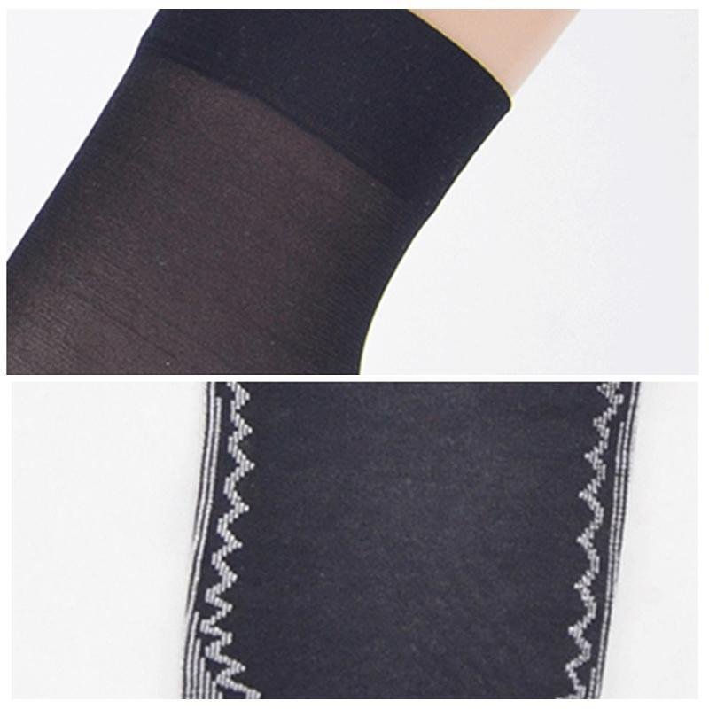 Unsichtbare Rutschfeste Kristallseidensocken