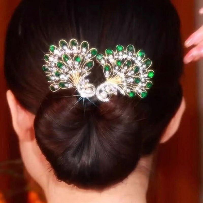 🦚 Mode Retro-Rikkonkko-Haarzubehör/🦚Fashionable Retro Pfauen Haarzubehör