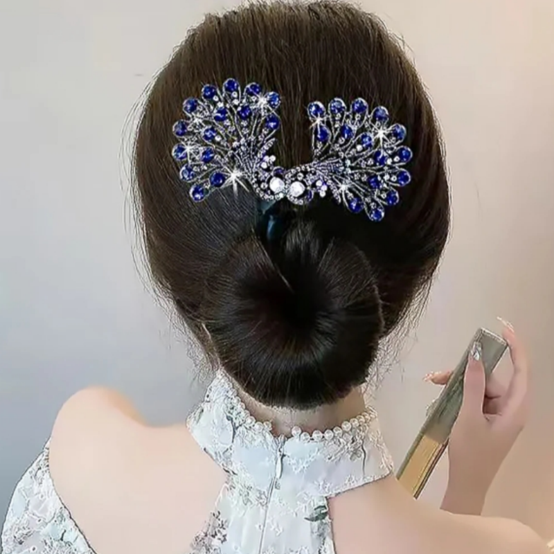 🦚 Mode Retro-Rikkonkko-Haarzubehör/🦚Fashionable Retro Pfauen Haarzubehör