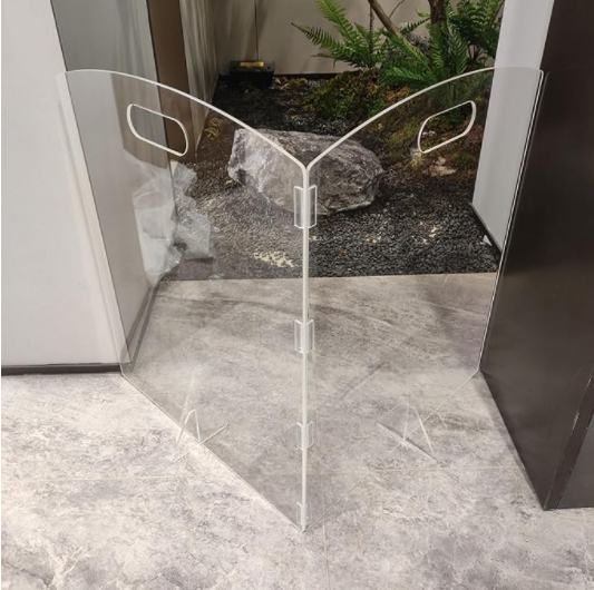🛡️ Haustiergitter aus transparentem Acryl