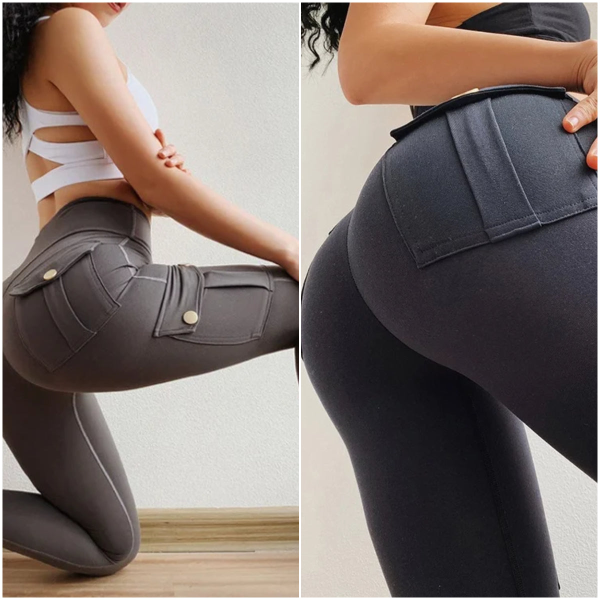 🔥45% RABATT🔥Damen Tasche Sexy Stretch Leggings Fitness Track