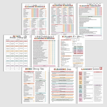 🔥🔥ADHD Werkzeugkasten zum Putzen und Aufräumen - Haushaltsplaner