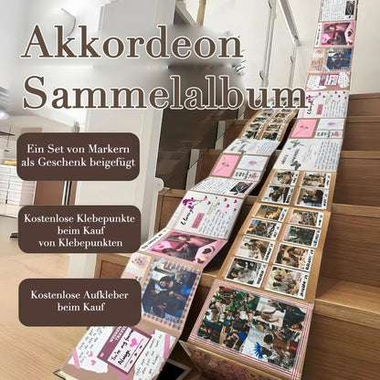 ✨Der Erinnerungsbewahrer: 230 cm Faltbares Scrapbook-Album 📚