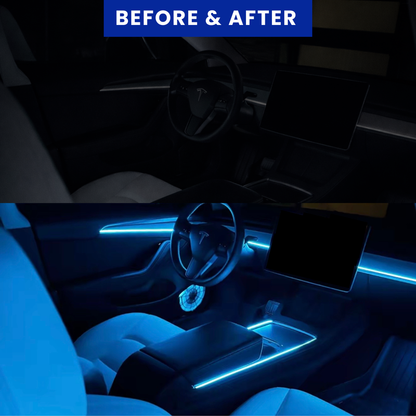 Wahnsinniges Car-Glow-Upgrade 🚗💡 USB-betriebene Ambient-Lichtfasern, die das Fahren bei Nacht in ein ganz neues Erlebnis verwandeln