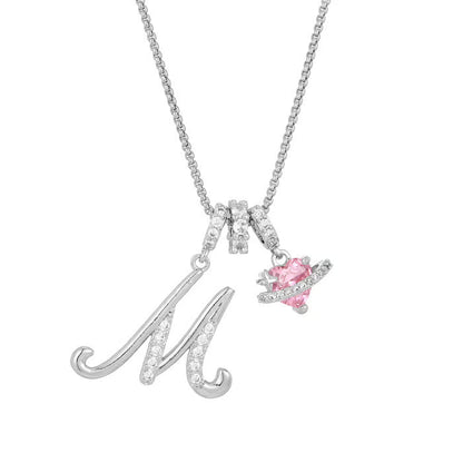 💖Letzter Tag 50 % Rabatt✨3-lagige Anhänger-Halsketten mit Initialen A-Z