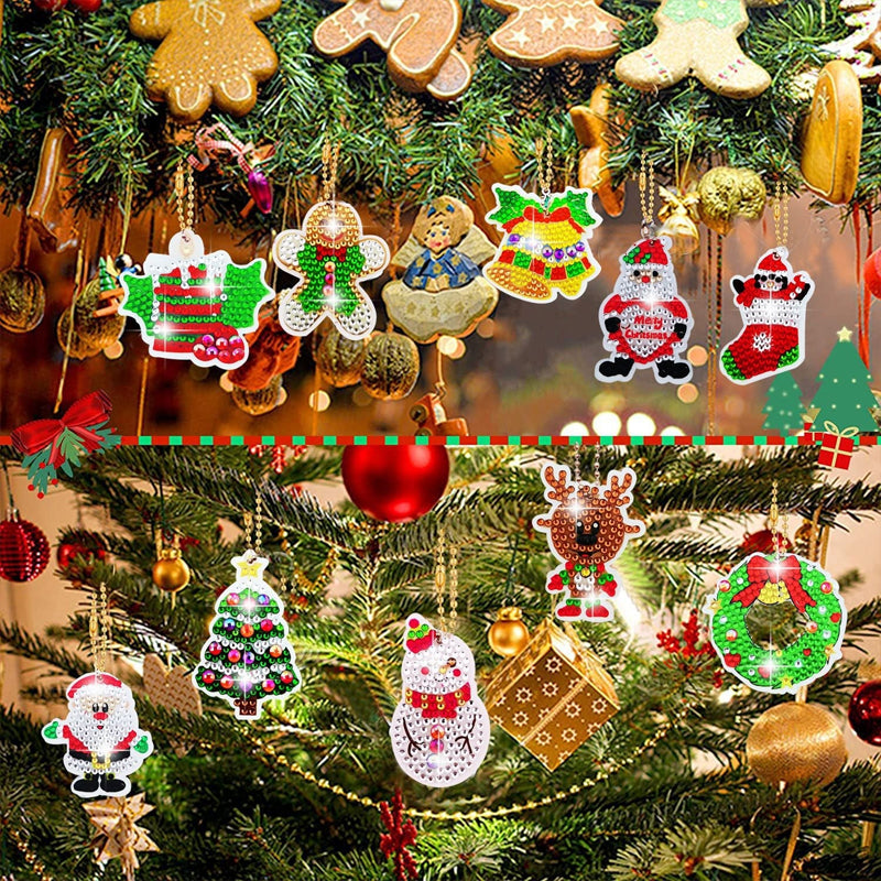 Design Weihnachts-Diamant-Malerei-Aufkleber-Set