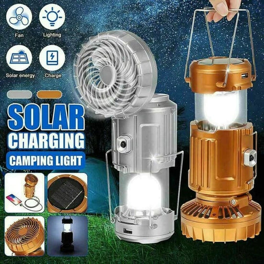 6 in 1 Tragbare Solar LED Camping Laterne