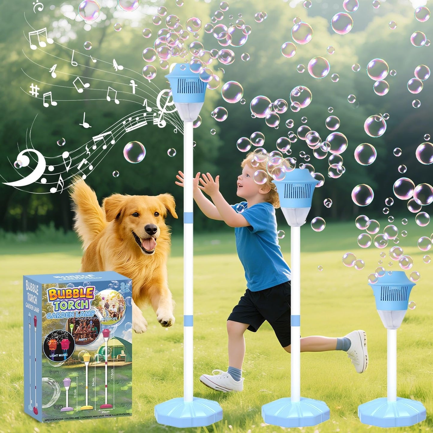 🏆 Nr. 1 der Bestseller – 🫧 Automatischer Stand-Seifenblasenmacher – Zaubern Sie in Sekundenschnelle einen magischen Seifenblasenregen herbei✨