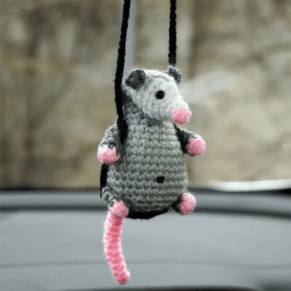 🔥 LETZTER TAG 49 % RABATT – Possum-Autoanhänger (100 % handgestrickt