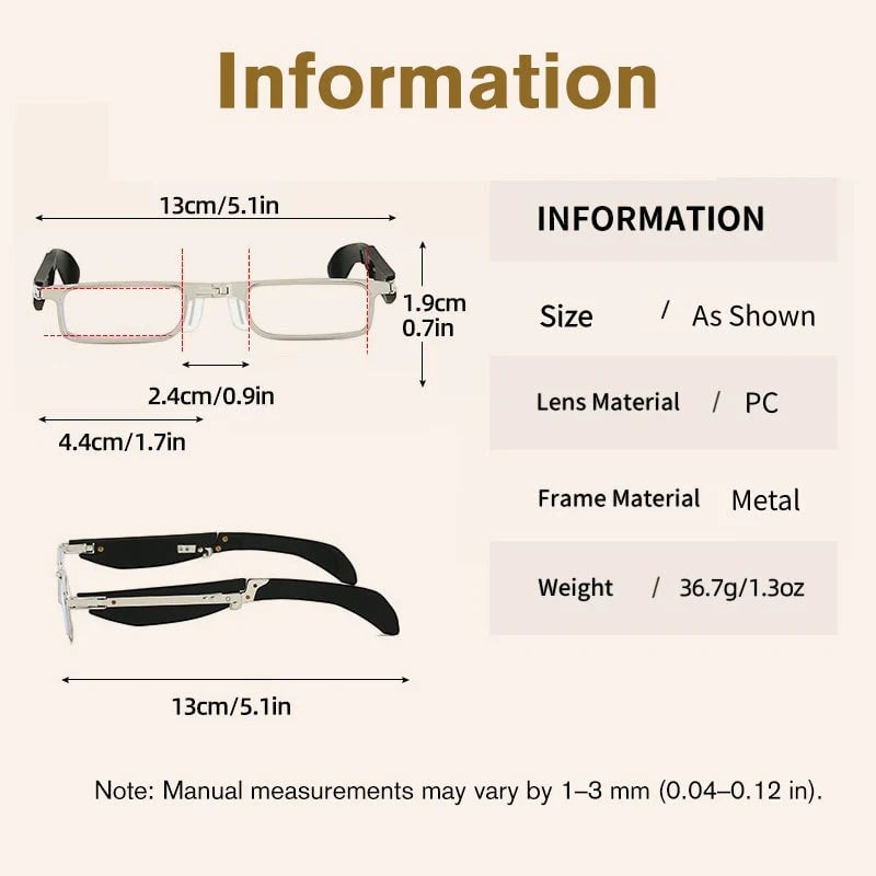 (🎁Letzter Tag 49 % Rabatt)👓Klappbare Lesebrille mit Blaulichtfilter und Etu
