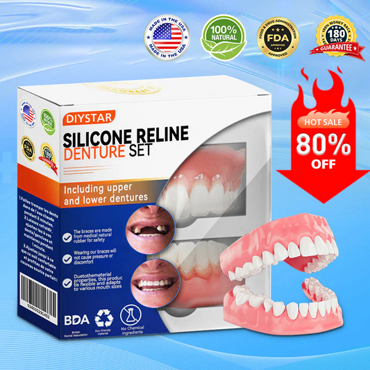 DIYSTAR™ Medizinisches Silikon-Zahnprothesenlineal-Set🦷 (👨‍⚕️ Zertifiziert, CED-konform & von Zahnärzten genehmigt) 🌹