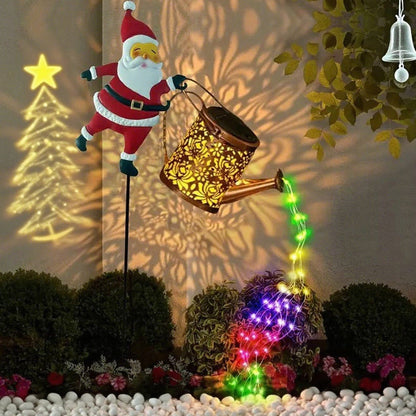 ⏰Solar-Gartenlampe in Form des Weihnachtsmanns🎅🎄