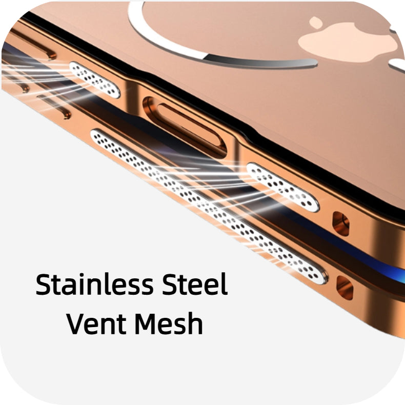 Mattierte Magnetische Handyhülle Mit Metallrahmen