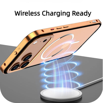 Mattierte Magnetische Handyhülle Mit Metallrahmen