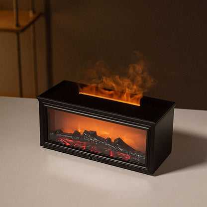 Luftbefeuchter mit Vintage-Kamin