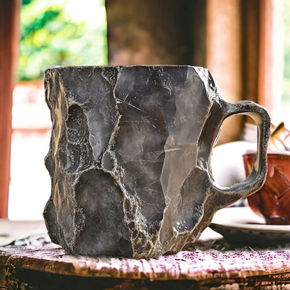 Kaffeetasse aus Mineralkristallimita