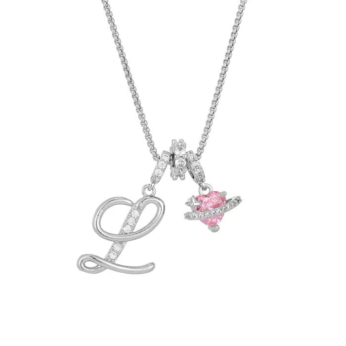💖Letzter Tag 50 % Rabatt✨3-lagige Anhänger-Halsketten mit Initialen A-Z