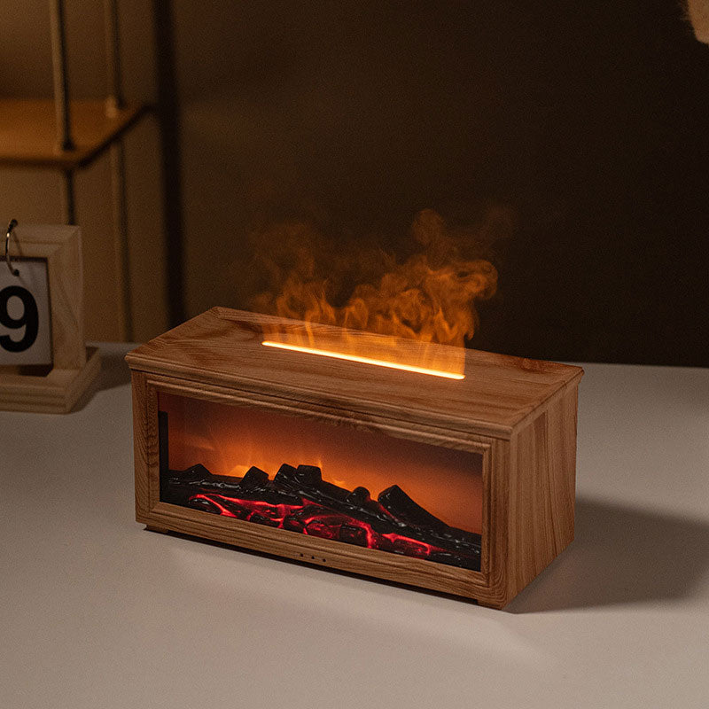 Luftbefeuchter mit Vintage-Kamin