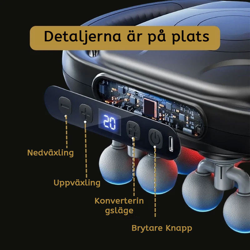 8 Köpfe Pferdemassagepistole
