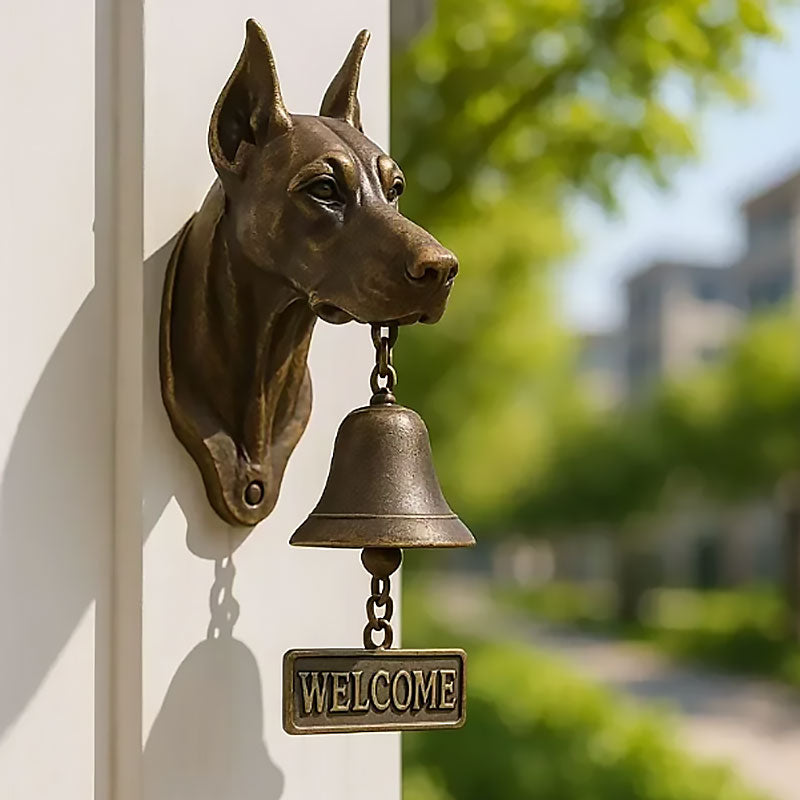 🐶 Välkomstdörrklocka med hundtema