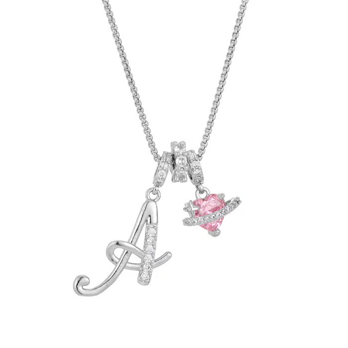 💖Letzter Tag 50 % Rabatt✨3-lagige Anhänger-Halsketten mit Initialen A-Z