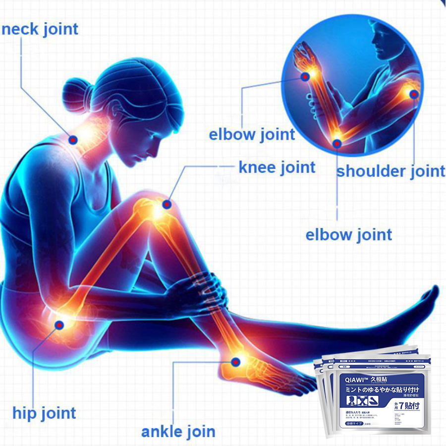 Schmerzpflaster für Rücken und Knie – Natürliche Schmerzlinderung bei Nacken-, Schulter- und Gelenkschmerzen, Muskelkater und Arthritis