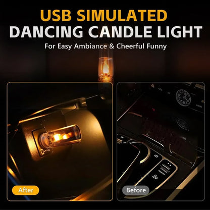 🔥USB-Lampe mit realistischer Flamme