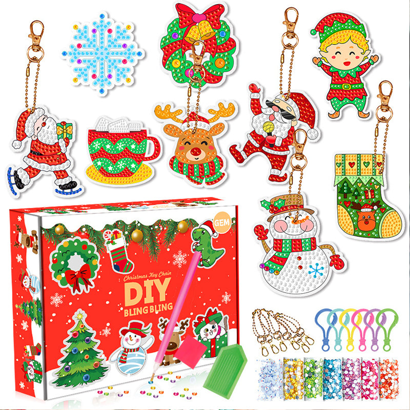 Design Weihnachts-Diamant-Malerei-Aufkleber-Set