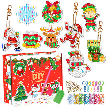 Design Weihnachts-Diamant-Malerei-Aufkleber-Set