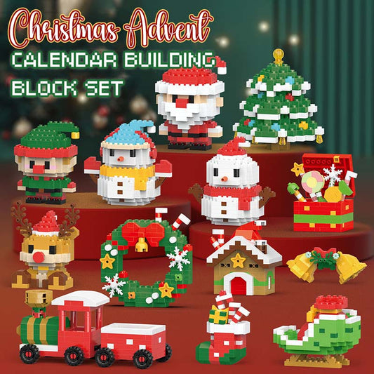 Weihnachts-Adventskalender-Bausteinset