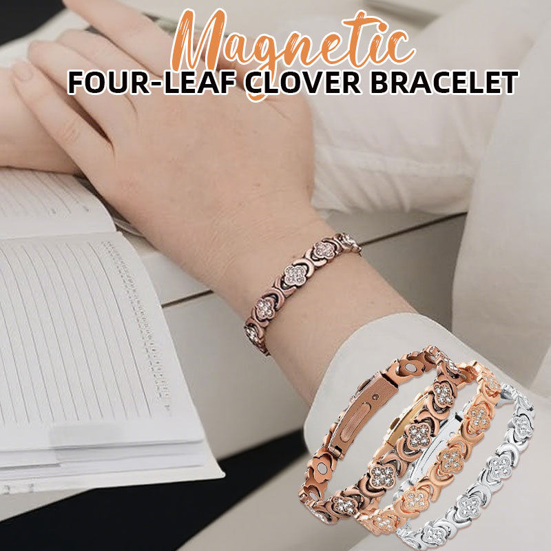 Magnetisches Vierblättriges Kleeblattarmbandds
