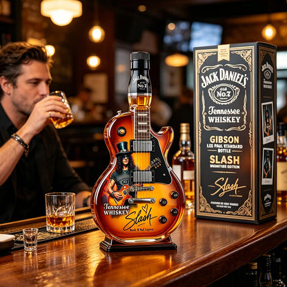 🤘Appetit auf Rock: Vintage Sunburst Gitarrenfigur als Spirituosenflasche🎸✨