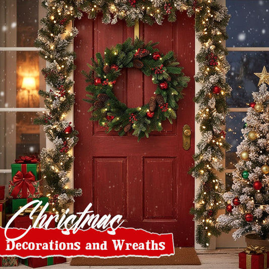 Weihnachtsdekorationen Und Girlanden