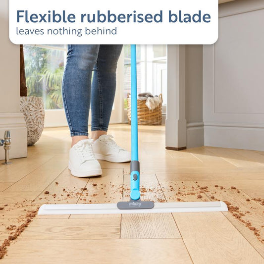 🧼SCHLUSSVERKAUF: 💥2 zum Preis von 1 – Nur 14,99 €! 🔥🔥Minky Flexi Edge Sweeper: geeignet für alle Oberflächen wie Böden, Teppiche und Fenste