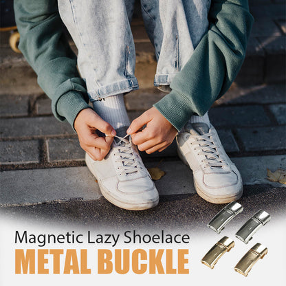 Magnetische Schnürsenkelschnalle aus Metall