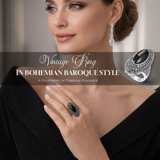 Vintage-Ring Im Böhmischen Barockstil 💍