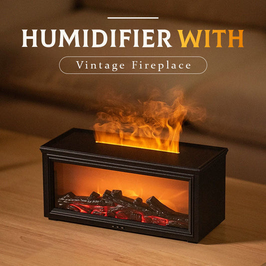 Luftbefeuchter mit Vintage-Kamin