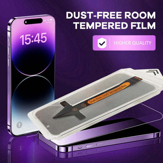 Displayschutzfolie für iPhone, transparent, Schutz der Privatsphäre, Anti-Fingerabdruck, staubdicht, blasenfreies Design