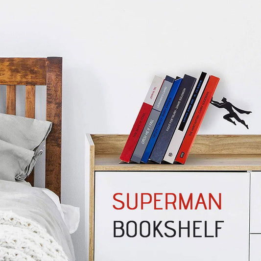 Superman-Bücherregal