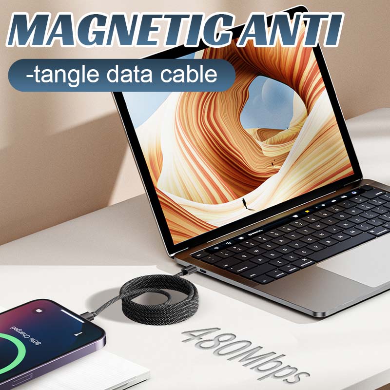 Magnetisches Anti-Tangle-Datenkabel