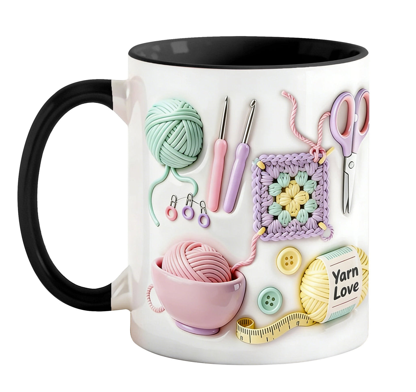 💥Letzter Tag mit 50 % Rabatt!!🏆Blitzverkauf⚡ Über 50.000 verkauft! Fast ausverkauft💥„Yarn Love“-Tasse, ein Geschenk für Handarbeitsbegeisterte und kreative Köpfe