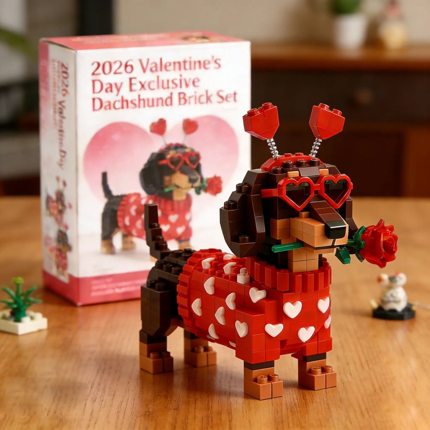 💖 Exklusives Dackel-Bausatz-Set zum Valentinstag 2026 🐕
